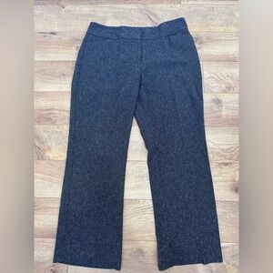 LOFT Ann Taylor Women’s Charcoal Tweed Trousers - 14 Curvy